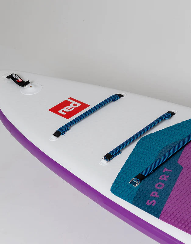 Red Paddle Co 11'0" Purple Sport Inflatable Paddle Board Package 2024 - The SUP Store