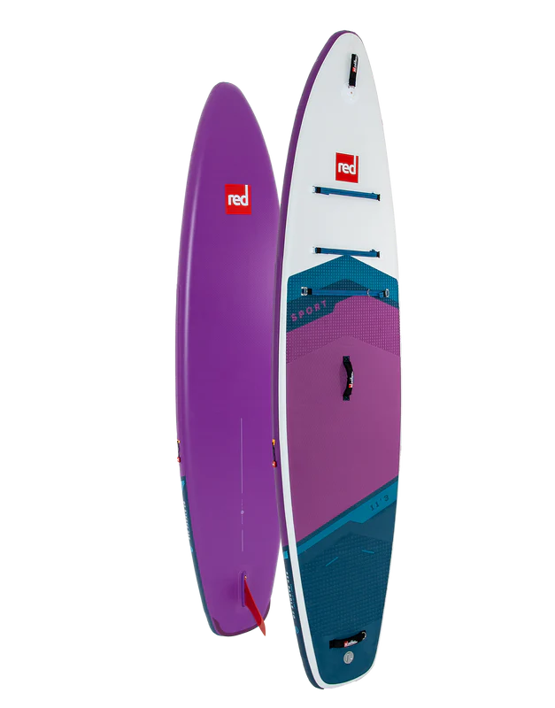 Red Paddle Co 11'3" Purple Sport Inflatable Paddle Board Package 2024 - The SUP Store