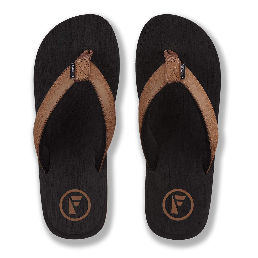 Foamlife Seales Tan Flip Flops - The SUP Store