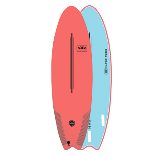 Ocean Earth Ezi Rider Softboard Coral The SUP Store
