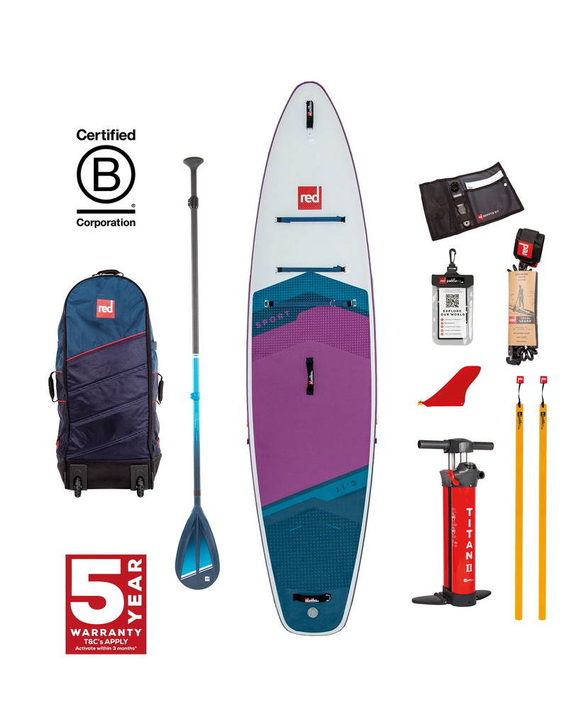 Brand New Red Paddle Co 11'3" Sport Blue & Purple Colourway - The SUP Store