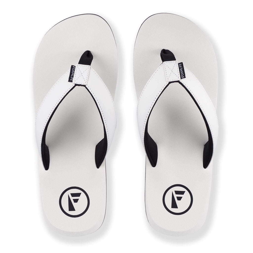 Foamlife Tarlan White Flip Flops - The SUP Store