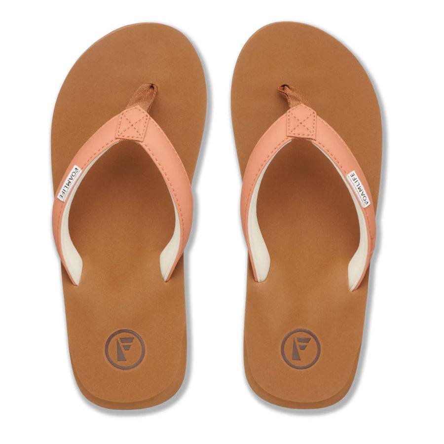 Foamlife Seales SC - BROWN/PINK APRICOT - The SUP Store