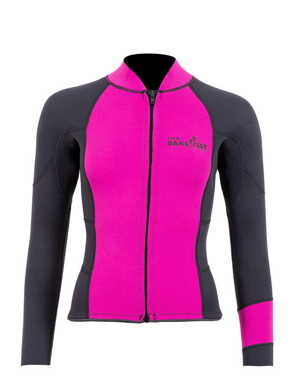 Two Bare Feet Womens Harmony 3mm Long Sleeve Wetsuit Jacket - The SUP Store