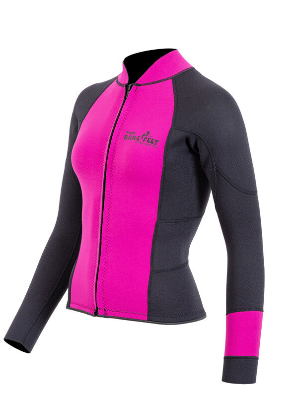 Two Bare Feet Womens Harmony 3mm Long Sleeve Wetsuit Jacket - The SUP Store
