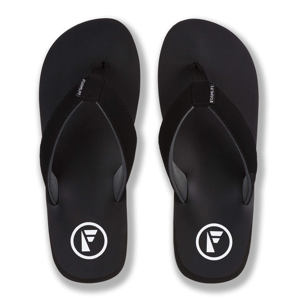 Foamlife Tarlan Black Flip Flops - The SUP Store