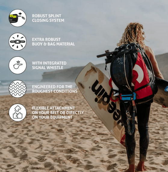 Restube extreme - Water Safety, Black & limeresttube| The SUP Store | Christchurch Dorset
